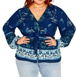 City Chic Ellie Free Spirit Top